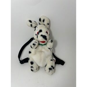 Disney 101 Dalmatians Plush Backpack Vintage Spotted Dog Character mini Bag